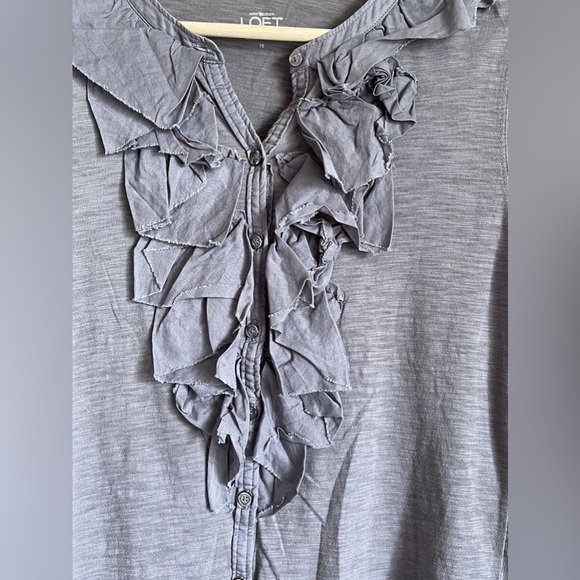 LOFT Ruffle Blouse - Picture 2 of 5